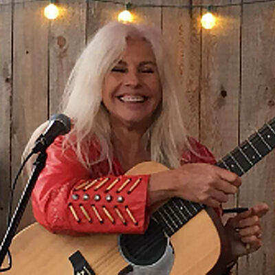 Carla Bauer entertains at Pebblestone Tasting Room