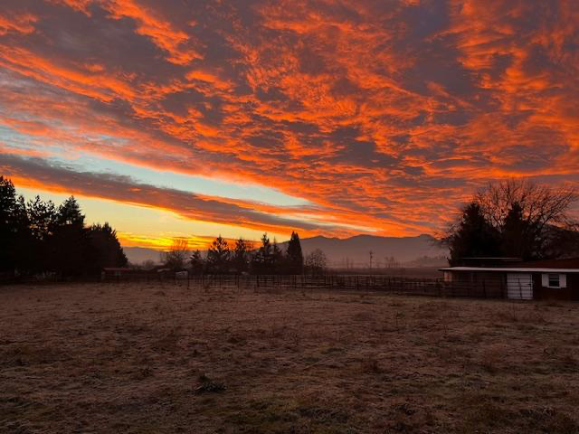 December Sunrise at Pebblestone